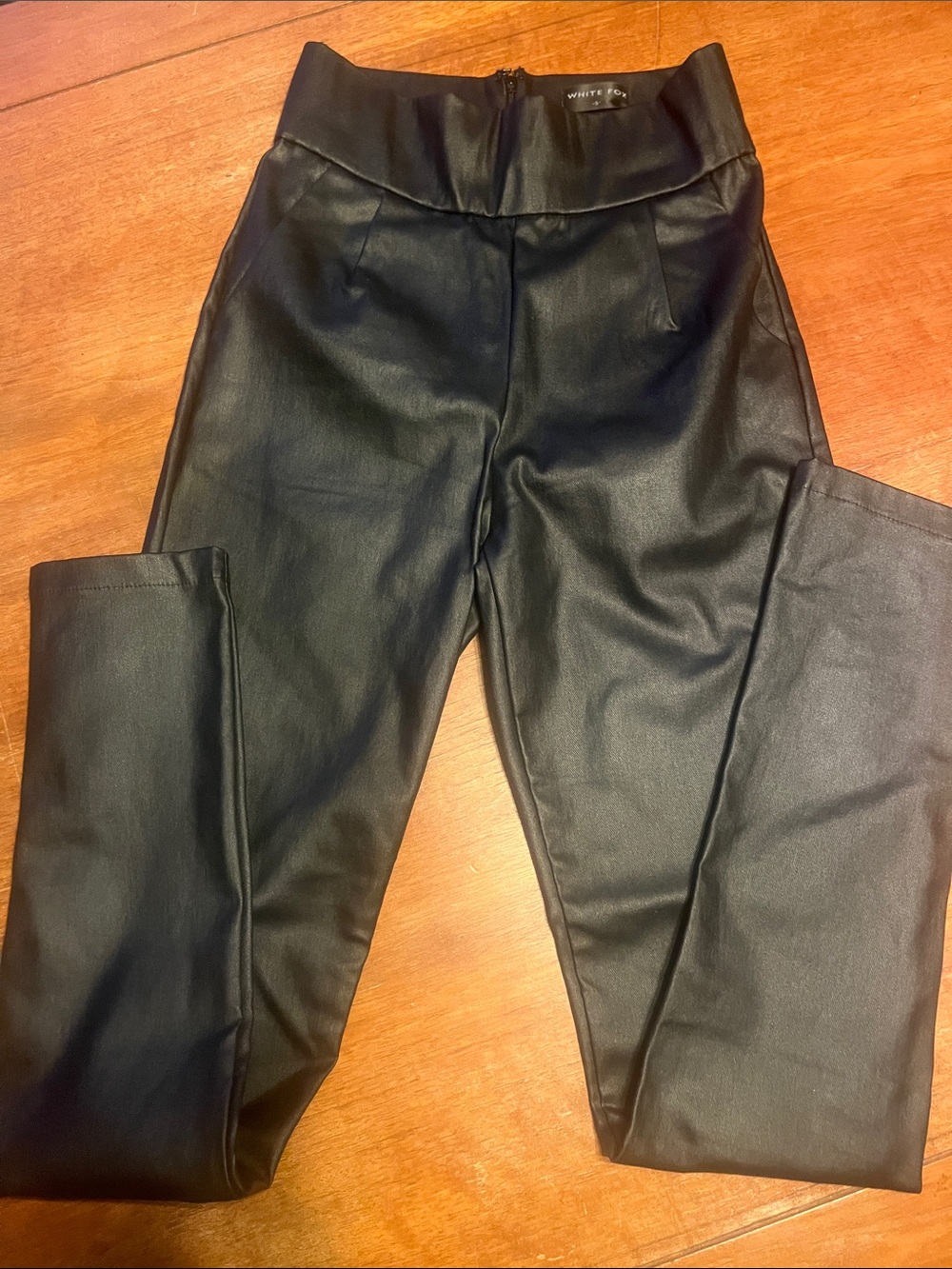 White Fox Boutique Black Faux Leather Leggings